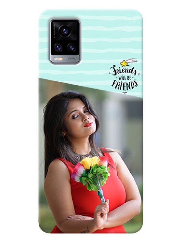 Custom Vivo V20 Pro Mobile Back Covers: Friends Picture Icon Design