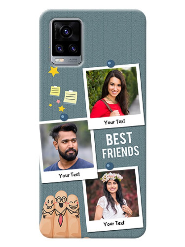 Custom Vivo V20 Pro Mobile Cases: Sticky Frames and Friendship Design