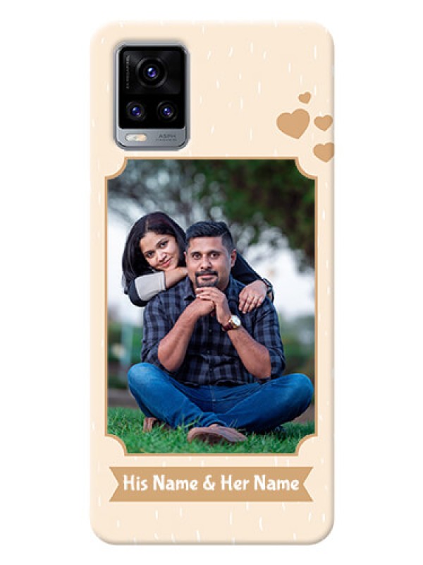 Custom Vivo V20 Pro mobile phone cases with confetti love design 