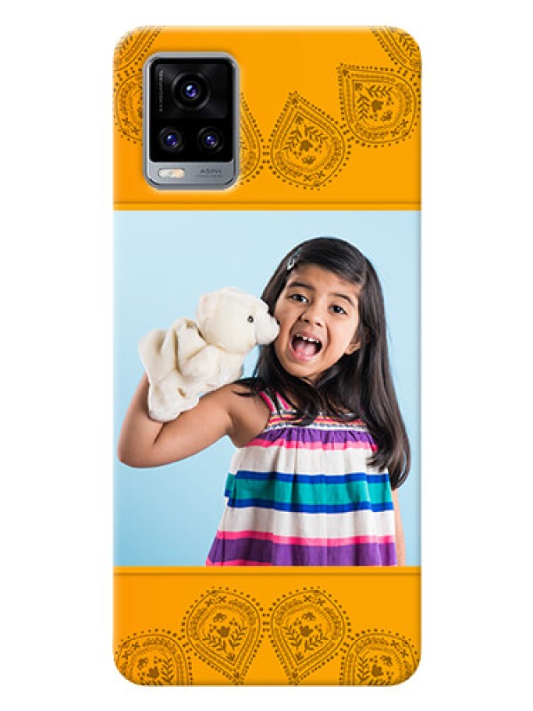 Custom Vivo V20 Pro custom mobile back covers: Photo Wedding Design 