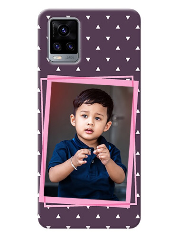 Custom Vivo V20 Pro Phone Cases: Triangle Pattern Dotted Design