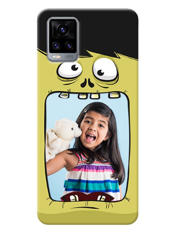 Custom Vivo V20 Pro Mobile Covers: Cartoon monster back case Design