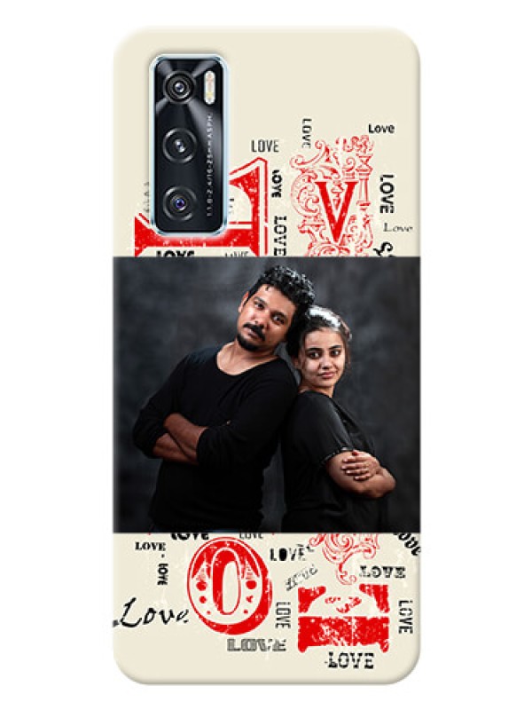 Custom Vivo V20 SE mobile cases online: Trendy Love Design Case