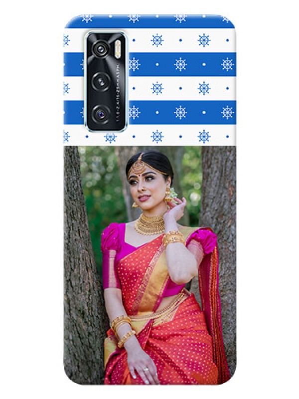Custom Vivo V20 SE custom mobile covers: Snow Pattern Design