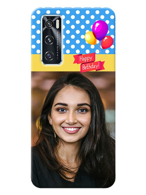 Custom Vivo V20 SE custom mobile back covers: Happy Birthday Design