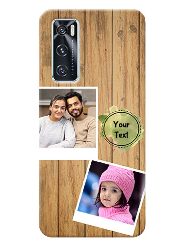 Custom Vivo V20 SE Custom Mobile Phone Covers: Wooden Texture Design