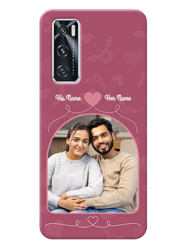Custom Vivo V20 SE mobile phone covers: Love Floral Design