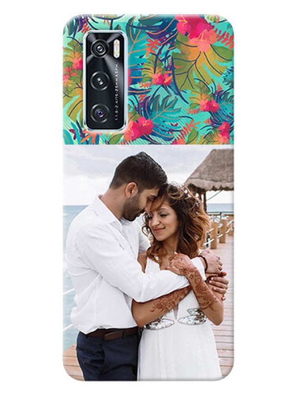 Custom Vivo V20 SE Personalized Phone Cases: Watercolor Floral Design