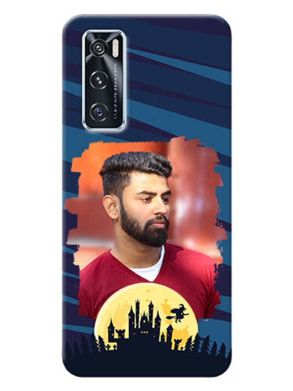 Custom Vivo V20 SE Back Covers: Halloween Witch Design 