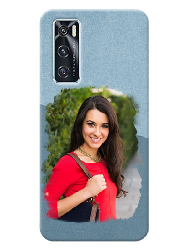 Custom Vivo V20 SE custom mobile phone covers: Grunge Line Art Design