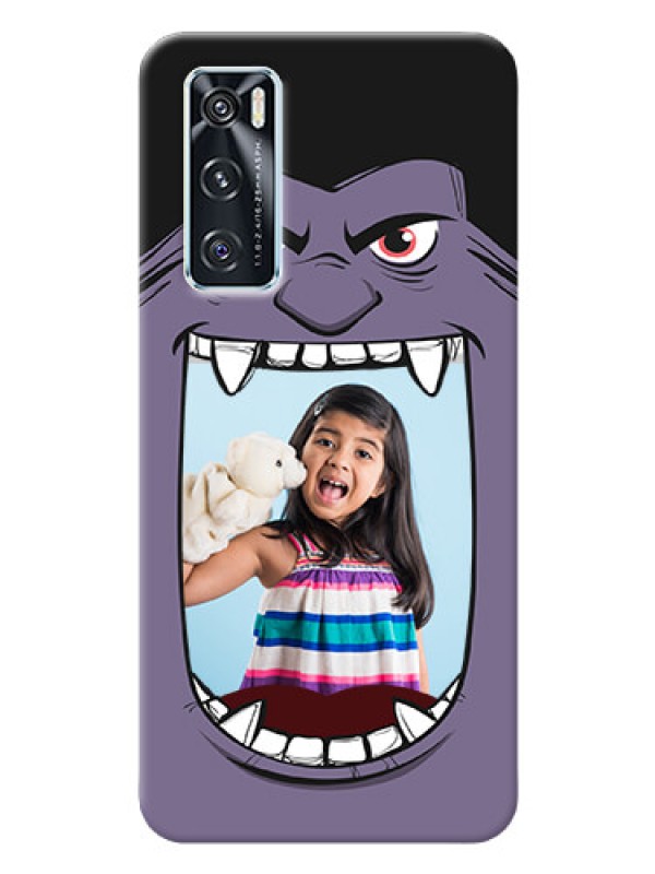 Custom Vivo V20 SE Personalised Phone Covers: Angry Monster Design