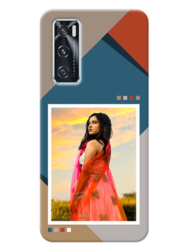 Custom Vivo V20 Se Mobile Back Covers: Retro color pallet Design
