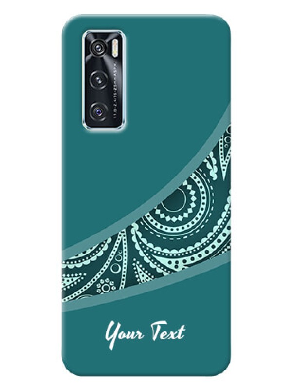 Custom Vivo V20 Se Custom Phone Covers: semi visible floral Design