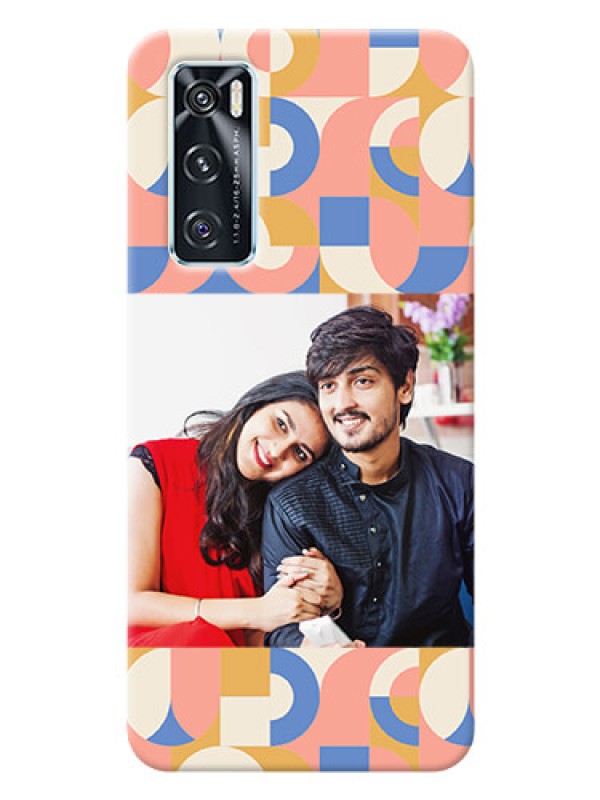 Custom Vivo V20 Se Custom Phone Covers: Semi-circle Maze Pattern Design