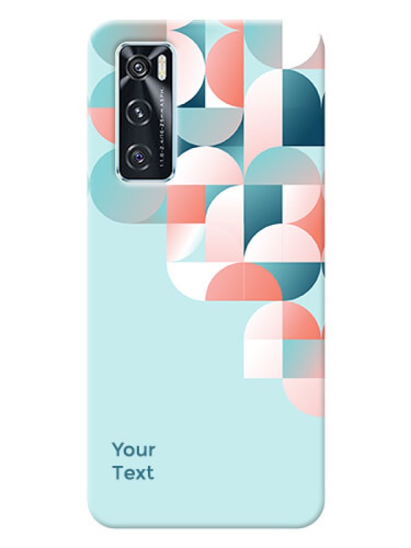 Custom Vivo V20 Se Back Covers: Stylish Semi-circle Pattern Design