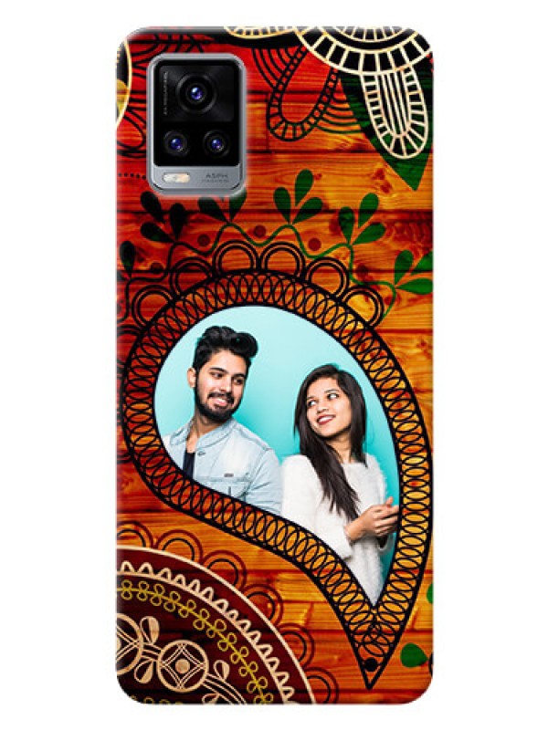 Custom Vivo V20 custom mobile cases: Abstract Colorful Design