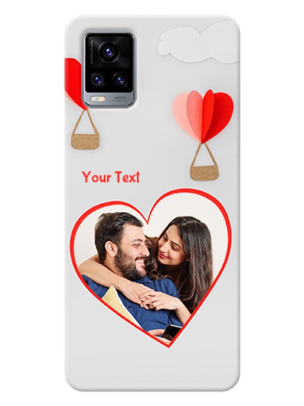 Custom Vivo V20 Phone Covers: Parachute Love Design