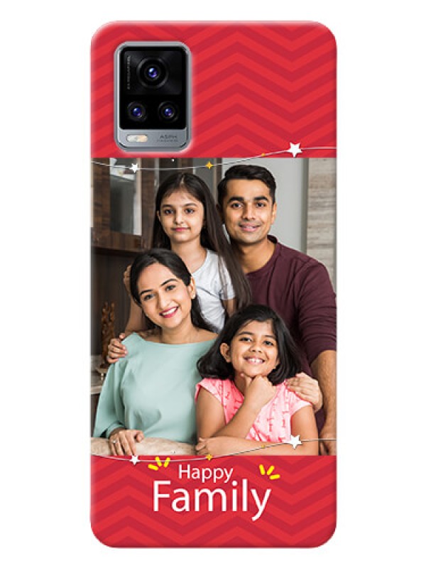 Custom Vivo V20 customized phone cases: Happy Family Design