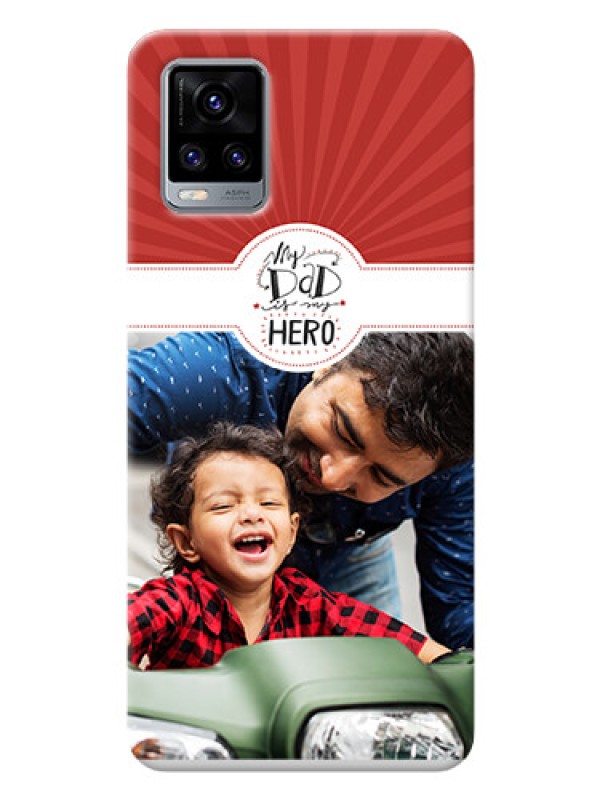 Custom Vivo V20 custom mobile phone cases: My Dad Hero Design