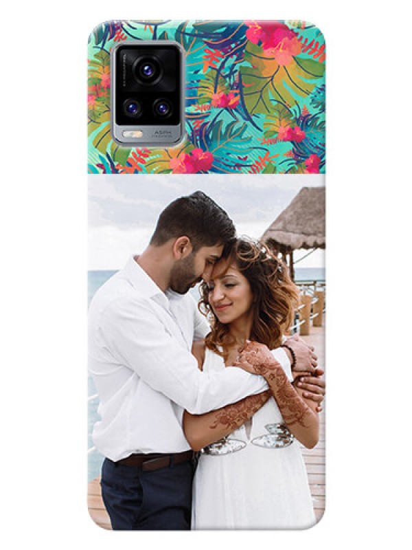 Custom Vivo V20 Personalized Phone Cases: Watercolor Floral Design