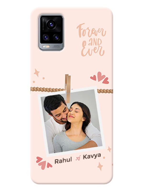 Custom Vivo V20 Phone Back Covers: Forever and ever love Design