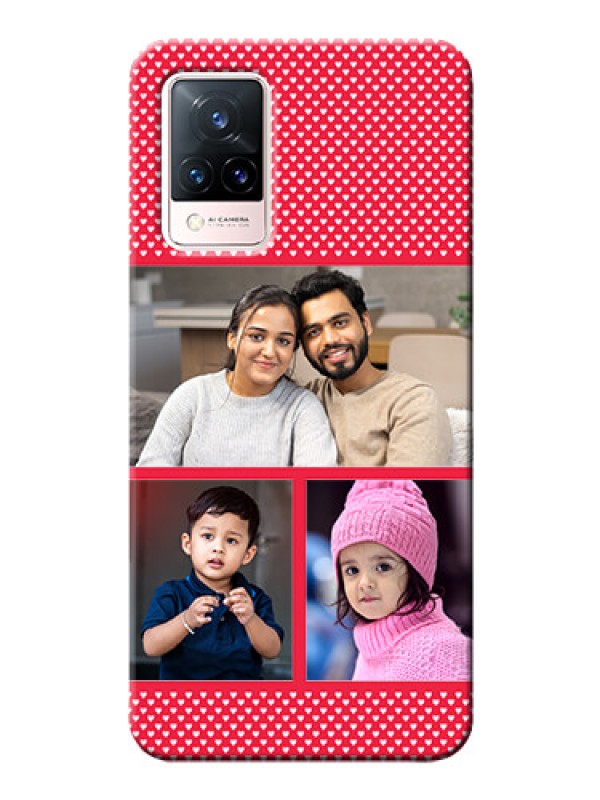 Custom Vivo V21 5G mobile back covers online: Bulk Pic Upload Design