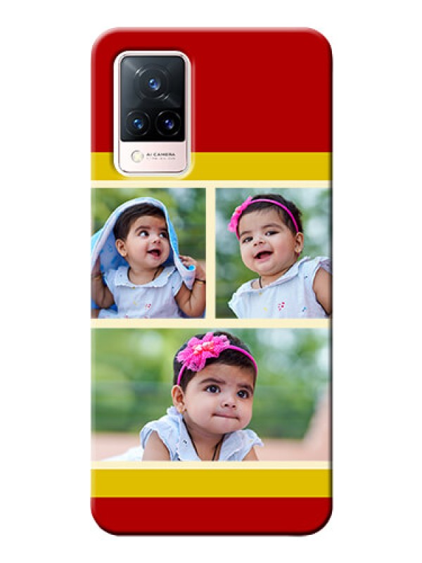 Custom Vivo V21 5G mobile phone cases: Multiple Pic Upload Design
