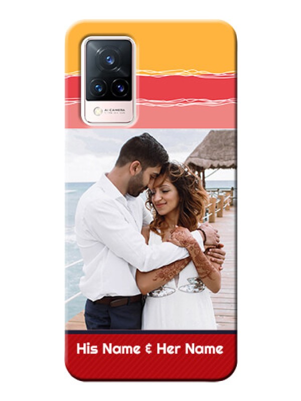 Custom Vivo V21 5G custom mobile phone covers: Colorful Case Design