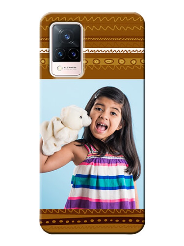 Custom Vivo V21 5G Mobile Covers: Friends Picture Upload Design 