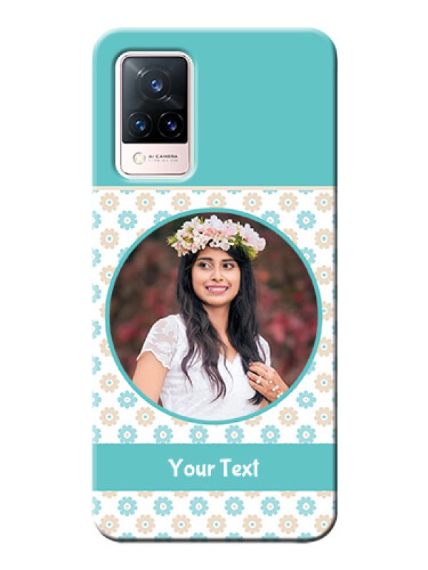 Custom Vivo V21 5G Custom Mobile Back Covers: Beautiful Flowers Design