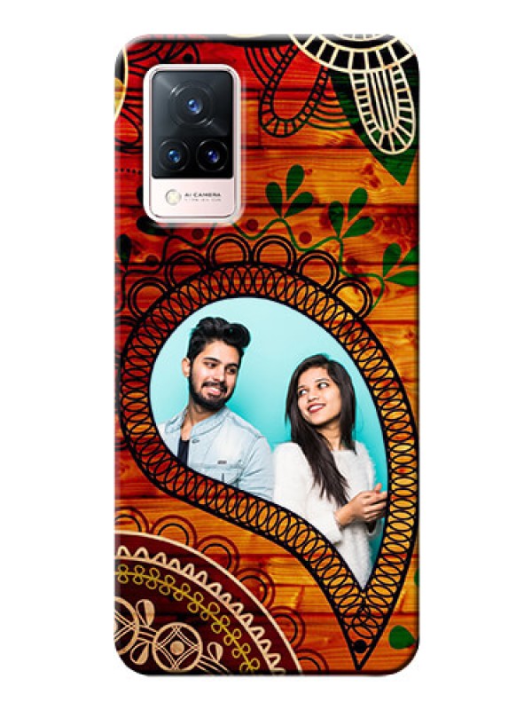 Custom Vivo V21 5G custom mobile cases: Abstract Colorful Design