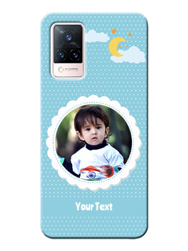 Custom Vivo V21 5G mobile cases online: violet Pattern Design