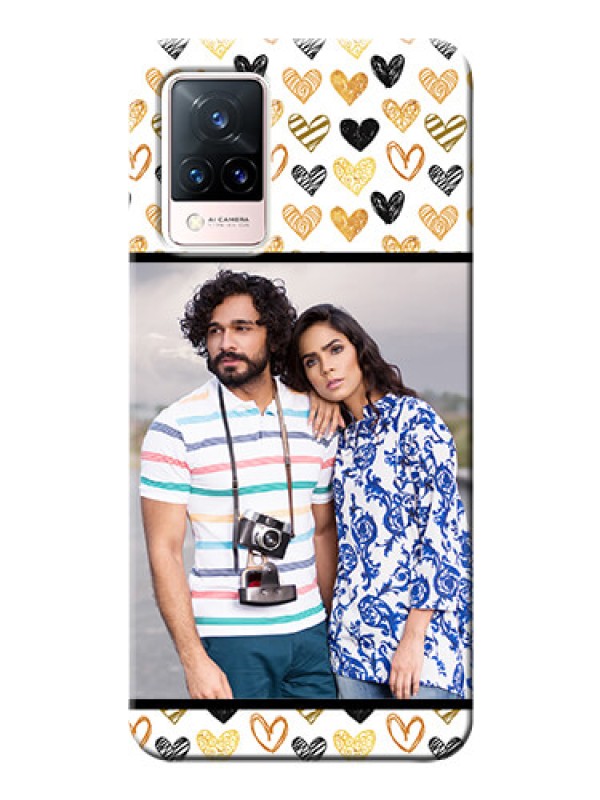 Custom Vivo V21 5G Personalized Mobile Cases: Love Symbol Design
