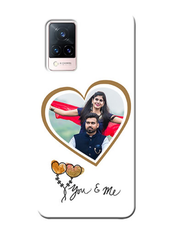 Custom Vivo V21 5G customized phone cases: You & Me Design
