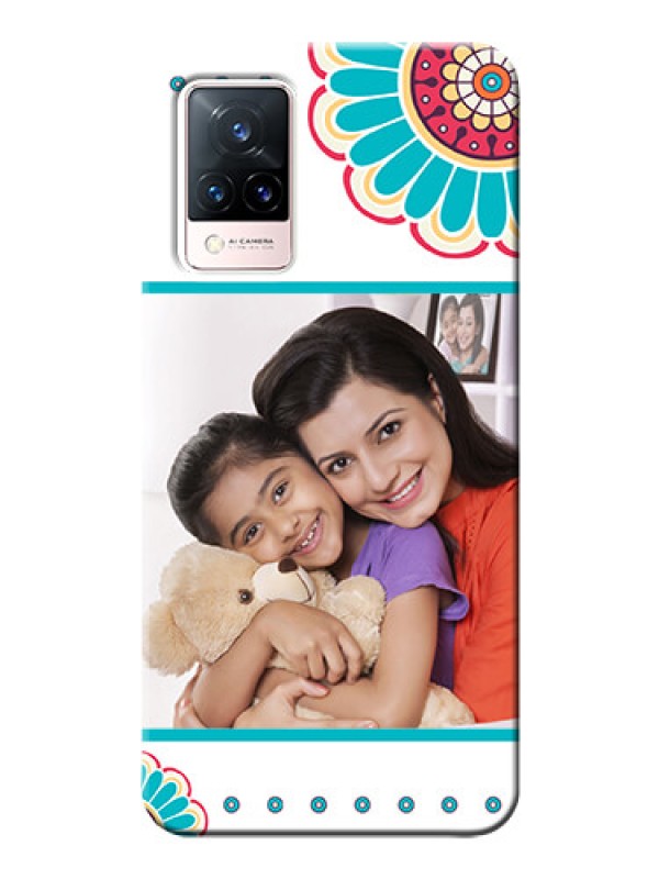 Custom Vivo V21 5G custom mobile phone cases: Flower Design