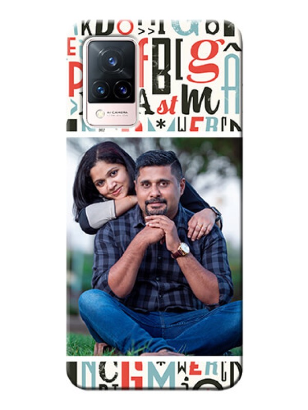 Custom Vivo V21 5G custom mobile phone covers: Alphabet Design