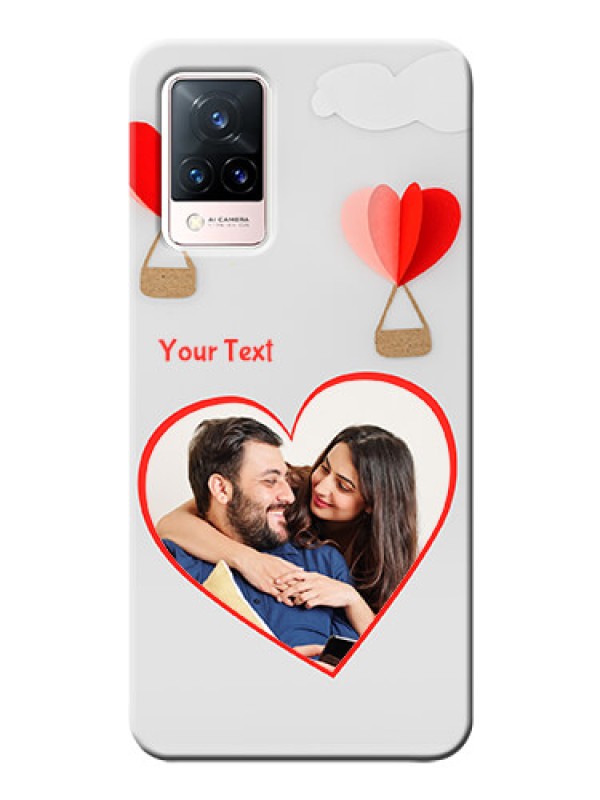 Custom Vivo V21 5G Phone Covers: Parachute Love Design