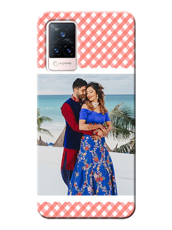 Custom Vivo V21 5G custom mobile cases: Pink Pattern Design