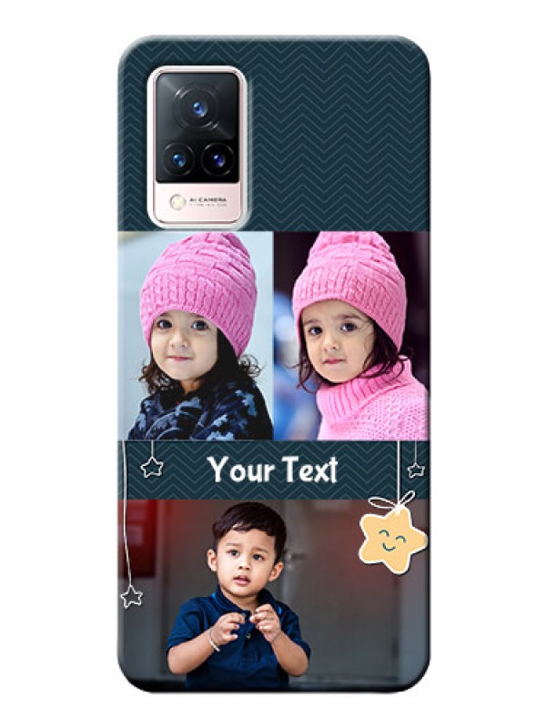 Custom Vivo V21 5G Mobile Back Covers Online: Hanging Stars Design
