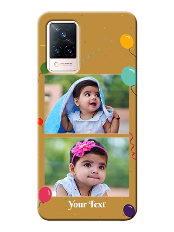 Custom Vivo V21 5G Phone Covers: Image Holder with Birthday Celebrations Design