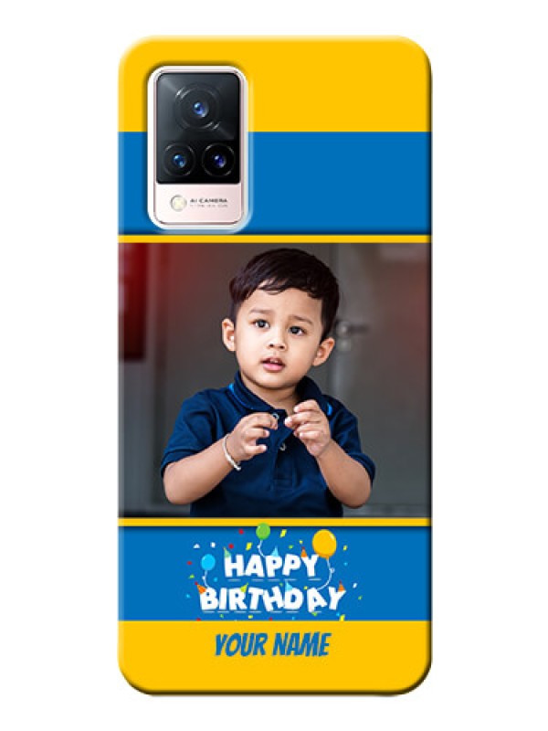 Custom Vivo V21 5G Mobile Back Covers Online: Birthday Wishes Design