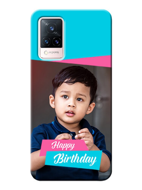 Custom Vivo V21 5G Mobile Covers: Image Holder with 2 Color Design