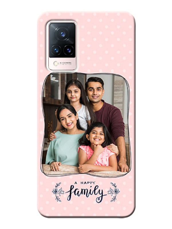 Custom Vivo V21 5G Personalized Phone Cases: Family with Dots Design