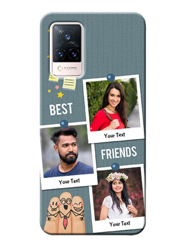 Custom Vivo V21 5G Mobile Cases: Sticky Frames and Friendship Design