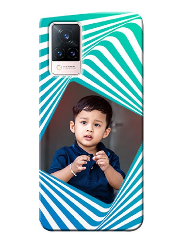 Custom Vivo V21 5G Personalised Mobile Covers: Abstract Spiral Design