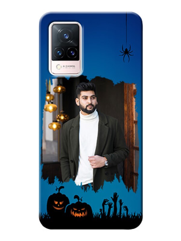 Custom Vivo V21 5G mobile cases online with pro Halloween design 