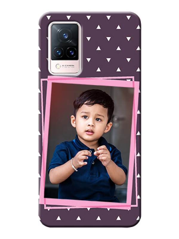 Custom Vivo V21 5G Phone Cases: Triangle Pattern Dotted Design