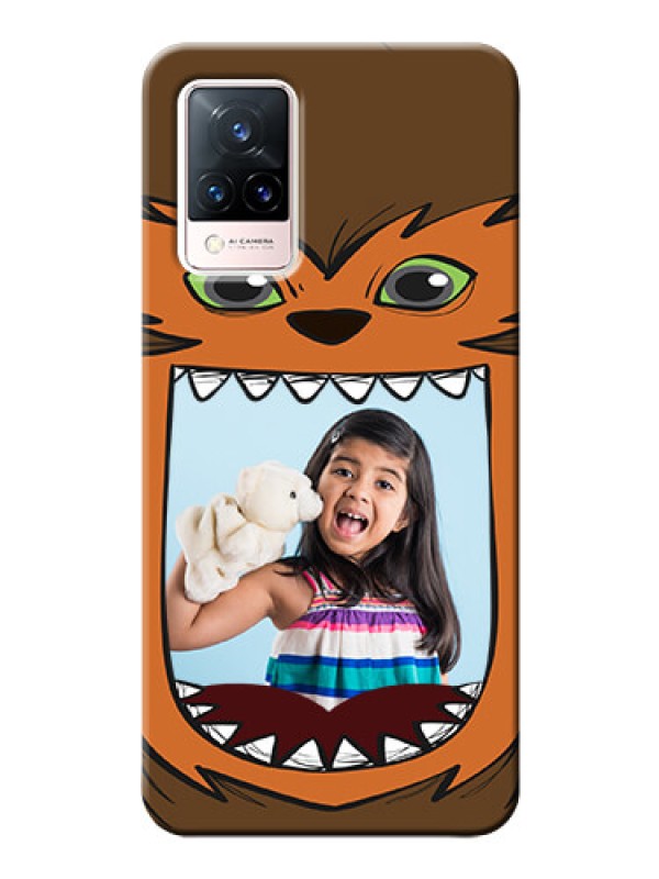 Custom Vivo V21 5G Phone Covers: Owl Monster Back Case Design