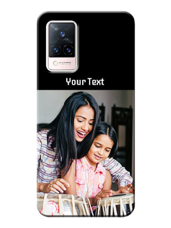 Custom Vivo V21 5G Photo with Name on Phone Case