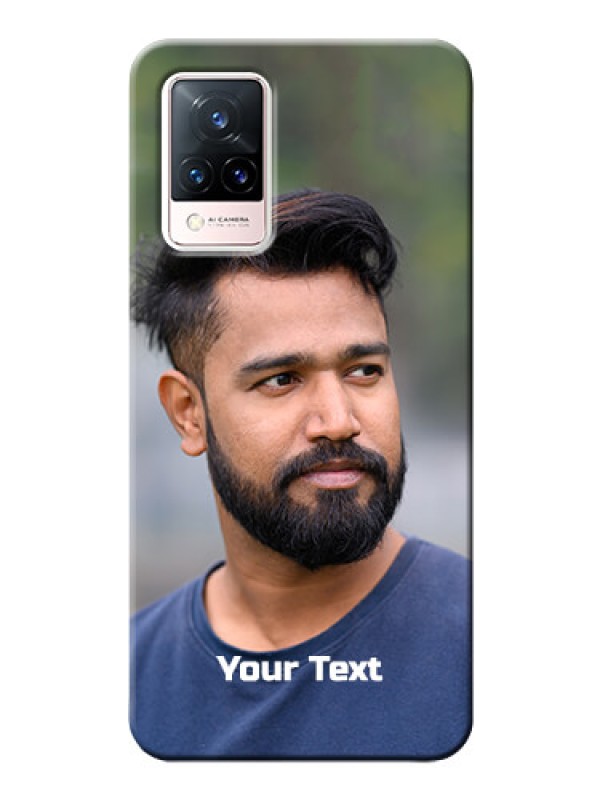 Custom Vivo V21 5G Mobile Cover: Photo with Text